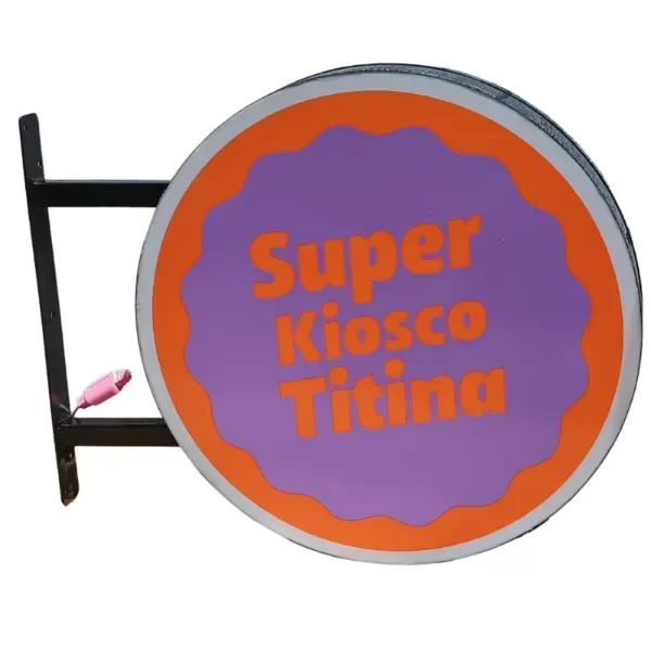 Producto - Cartel Saliente Luminoso 60CM