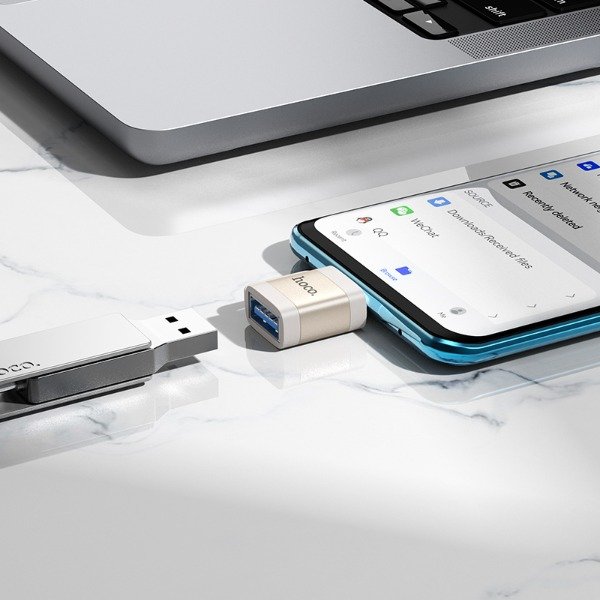 Producto - HOCO -  UA31 OTG Adaptador Tipo C a USB A - 6