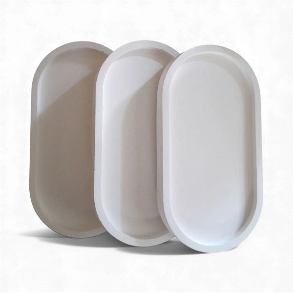 Producto - Bandeja Oval Chica X1 - 18cm largo x 9.5cm ancho -  PIEZA SIN TRATAR