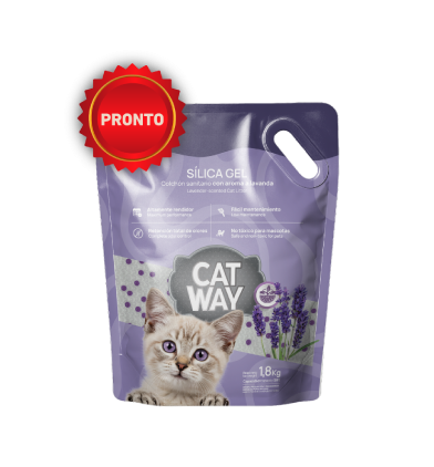 Producto - Piedras Silicas Cat Way lavanda 1,8 kg
