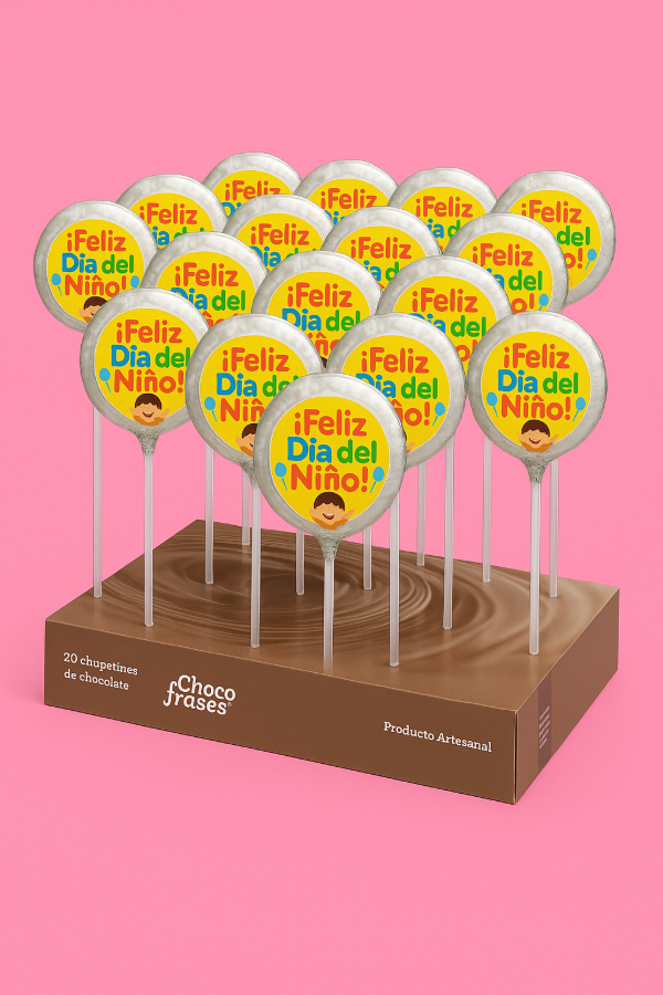 Producto - Preventa Edicion Limitada Pack x 4 Display x 20 unidades Chupetines Día del Niño