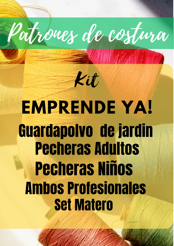 Producto - Patrones de costura- KIT EMPRENDE YA!