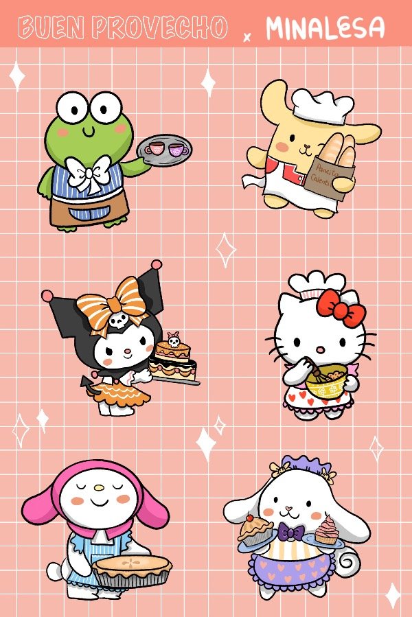 Producto - PLANCHA STICKER VINILO BUEN PROVECHO