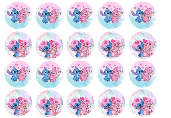 Producto - LAMINA STITCH Y ANGELA NOVIA 15