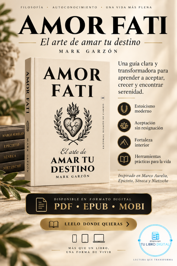 Producto - AMOR FATI EL ARTE DE AMAR TU DESTINO  Mark Garzón