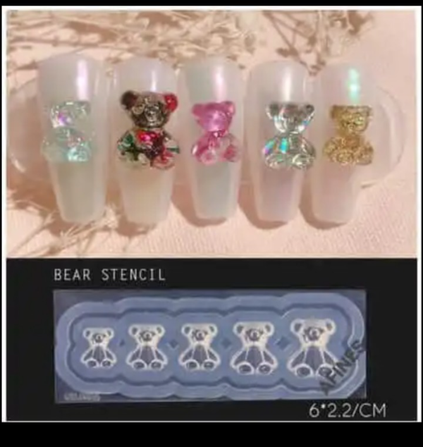 Producto - Molde osos uñas
