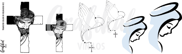 Producto - Transfer Color UV Religioso 012
