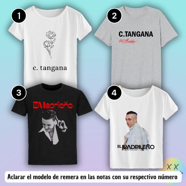 Producto - Remeras C tangana #1 (varios modelos)