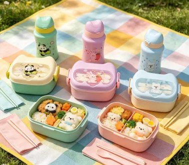 Producto - Set lonchera botella animal