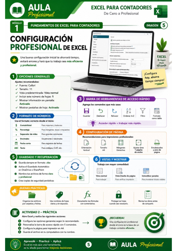 Producto - Cuadernillo de Actividades: Excel para Contabilidad (Edición 2026) - PDF - 5