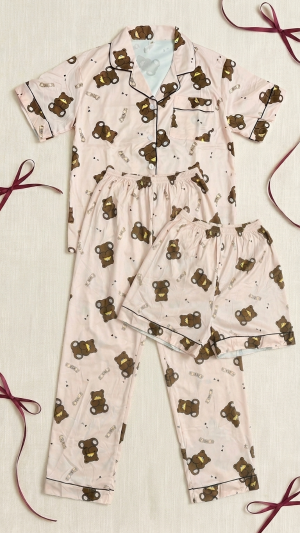 Producto - Pijama 3 piezas completo osito