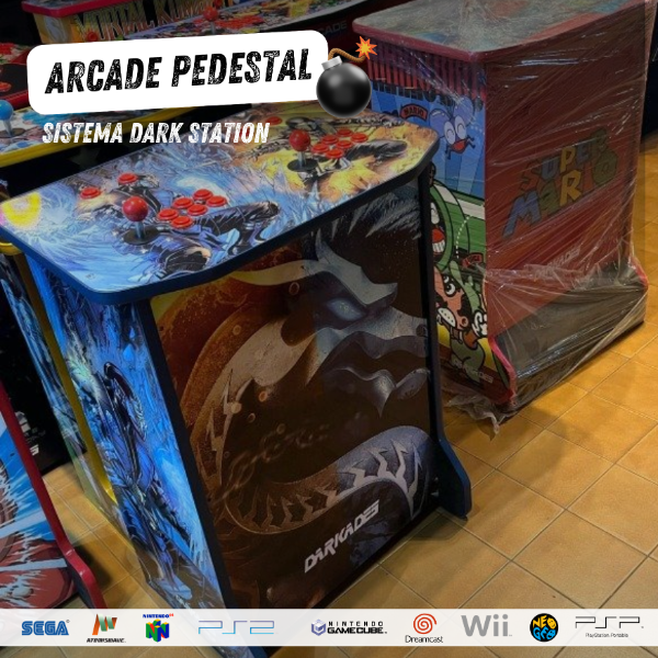 Producto - ARCADE PEDESTAL CON SISTEMA DARK-STATION - PRODUCTO PERSONALIZADO