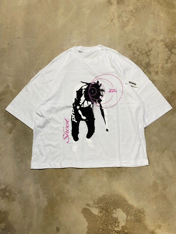 Producto - REMERA BOXY FIT "SHOT WHITE"