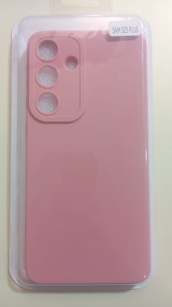 Producto - Funda Silicone Case Rosa para Samsung S25 Plus