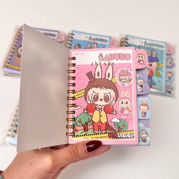 Producto - Anotador Labubu con separadores