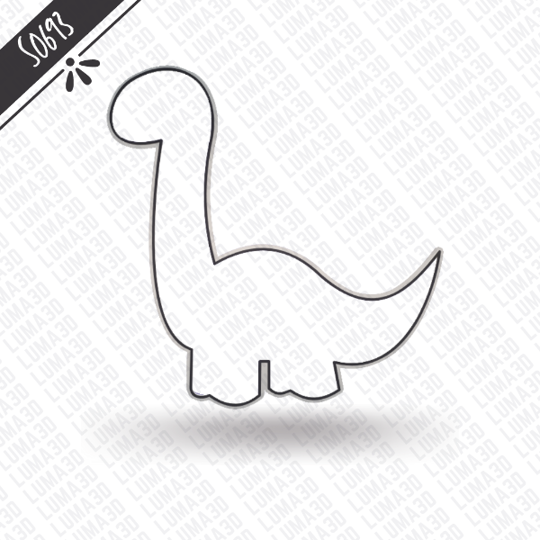 Producto - S0693 - Silueta de dinosaurio