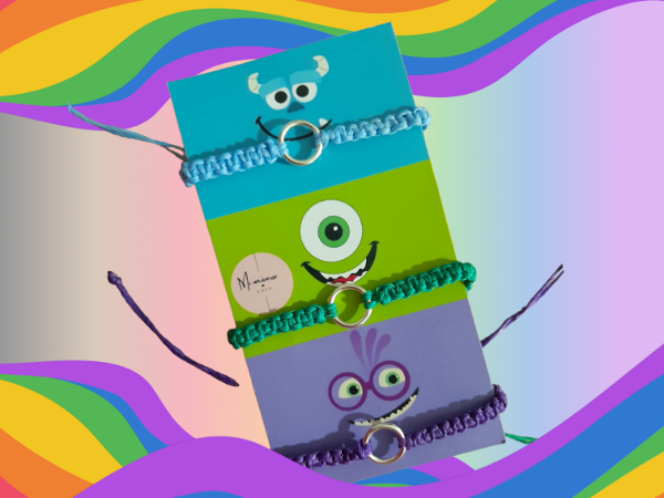 Producto - Pulsera x3 monster inc