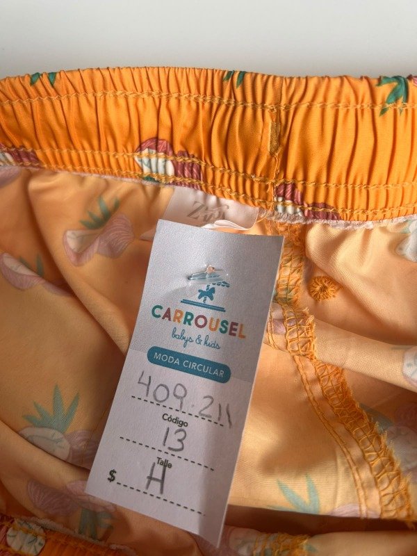 Producto - Malla de baño naranja con cocos Zara - 4
