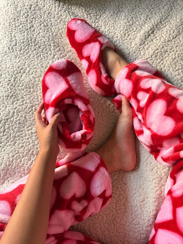 Producto - Pantuflas nórdicas CORAZONES