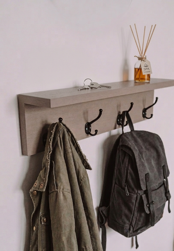 Producto - Perchero Simple con estante