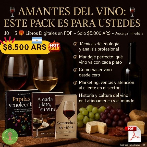 Producto - Biblioteca digital para amantes del vino
