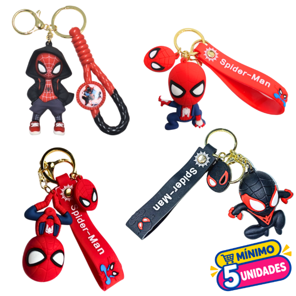 Producto - Llaveros de Goma SPIDERMAN