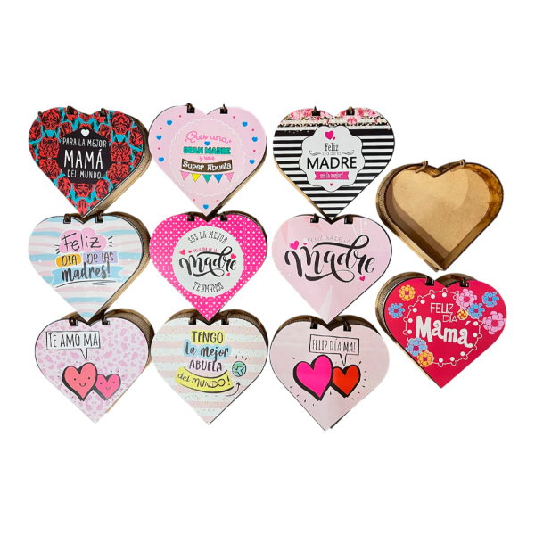 Producto - BOMBONERA CORAZON 16X17