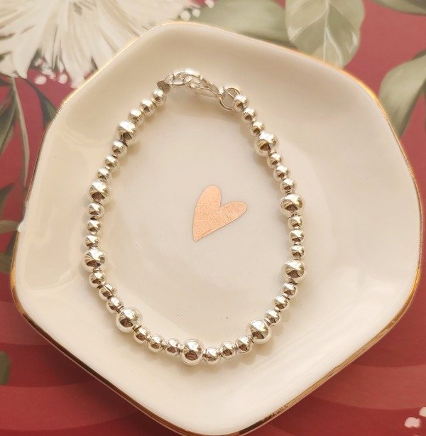 Producto - Pulsera acero blanco