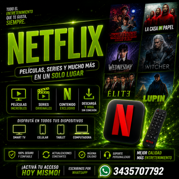 Producto - Netflix HD 4K