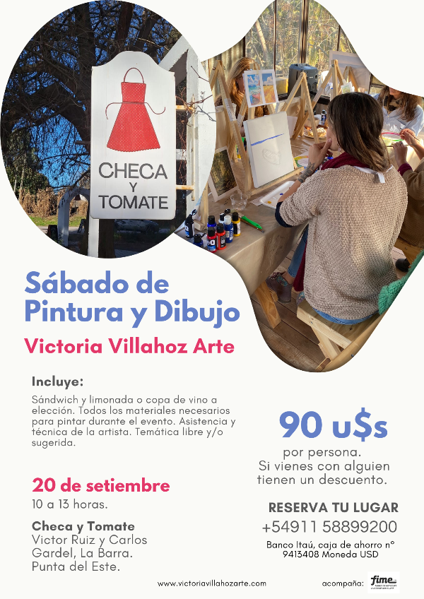 Producto - Sábado de pintura y dibujo en La Barra, Punta del Este