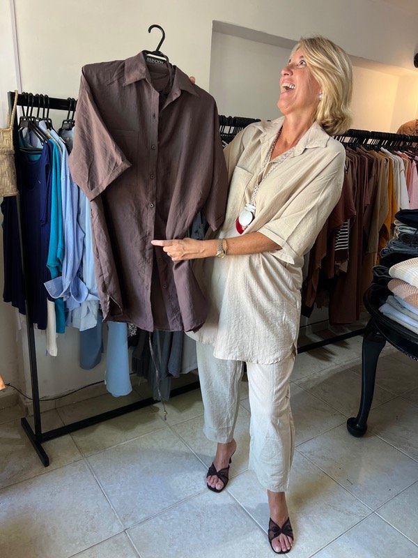 Producto - Camisaco seda italiana con lazo