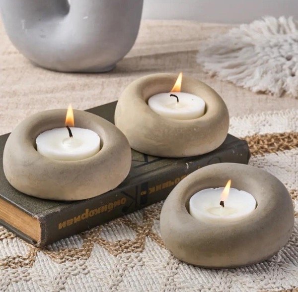 Producto - MOLDE SILICONA PORTAVELA CIRCULAR