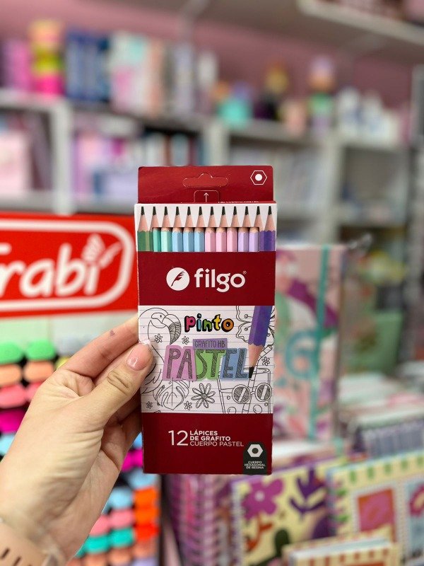 Producto - Lapices negros por 12 unidades pastel