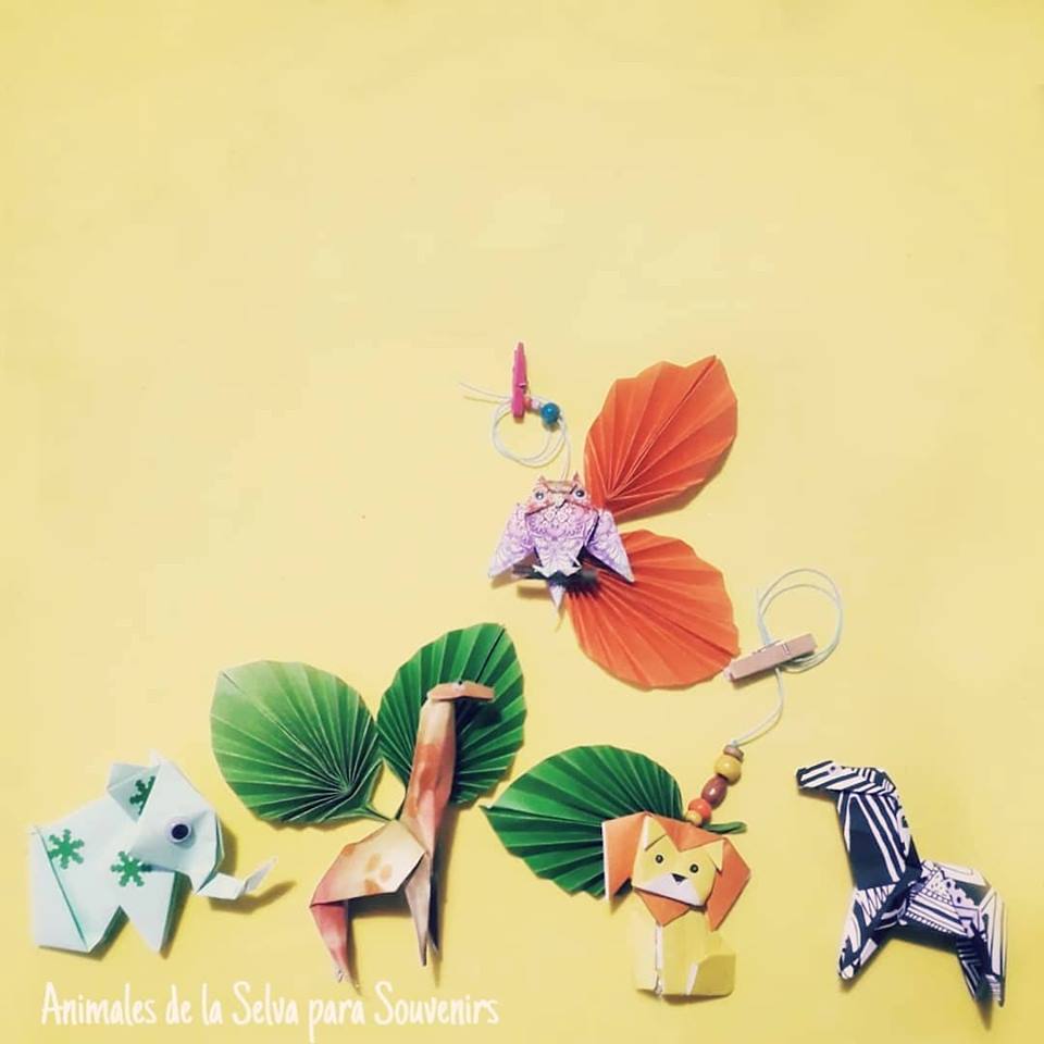 Taller Online Animales D La Selvasouvenirs Origami - malula