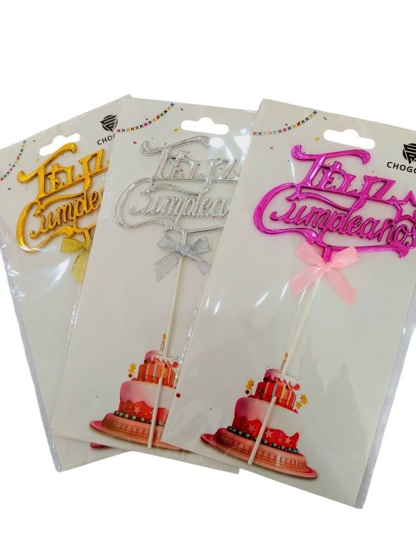 Producto - PINCHE CAKE TOPPER FC CURSIVA ESTRELLA XUD