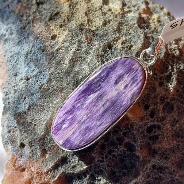Producto - Dije charoita oval