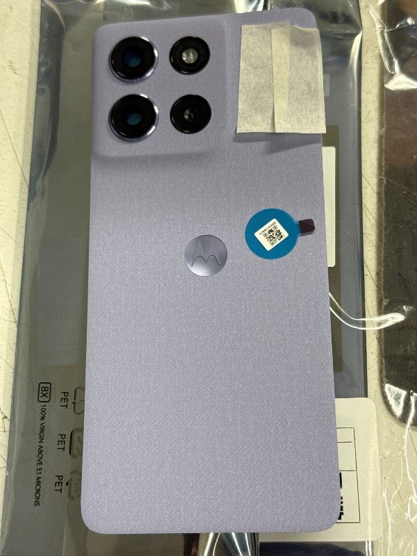 Producto - TAPA MOTO G86 XT2527 NUEVO ORIGINAL LILA