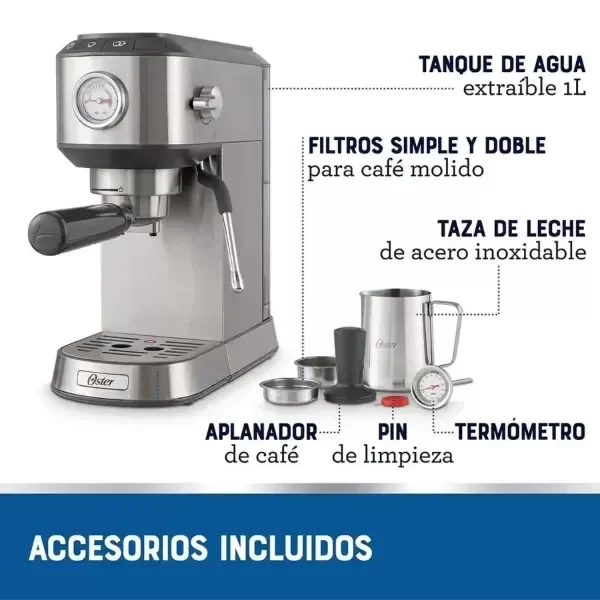 Producto - CAFETERA OSTER COMPACTA EXPRESSO 15 BARES EM7200