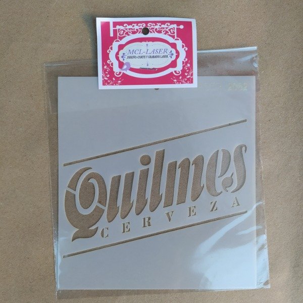 Producto - Stencil 15x15 Quilmes