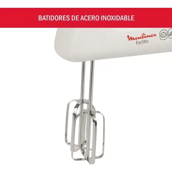 Producto - Batidora Moulinex Facilita con Bowl Rotatorio de 4 L y 3 Velocidades - 5