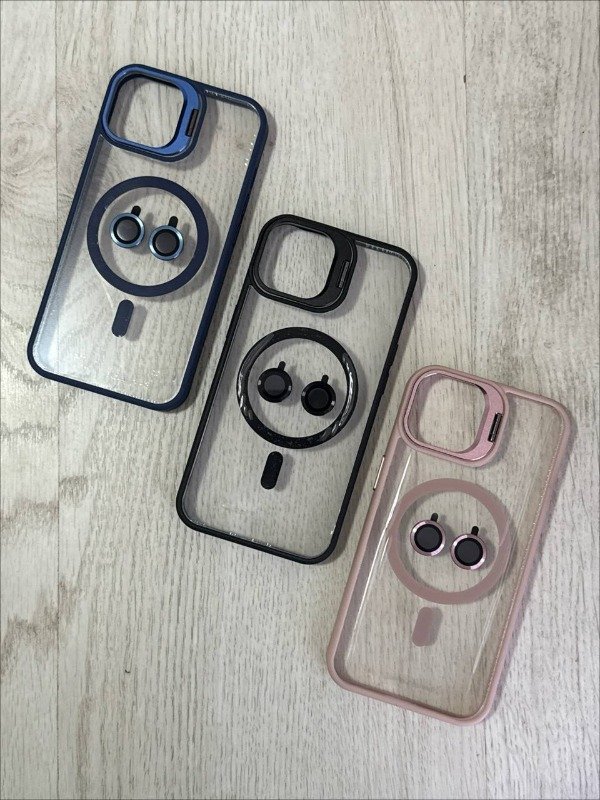 Producto - FUNDA CROMADA MAGSAFE STAND IPHONE 13 / IPHONE 14 / IPHONE 16e
