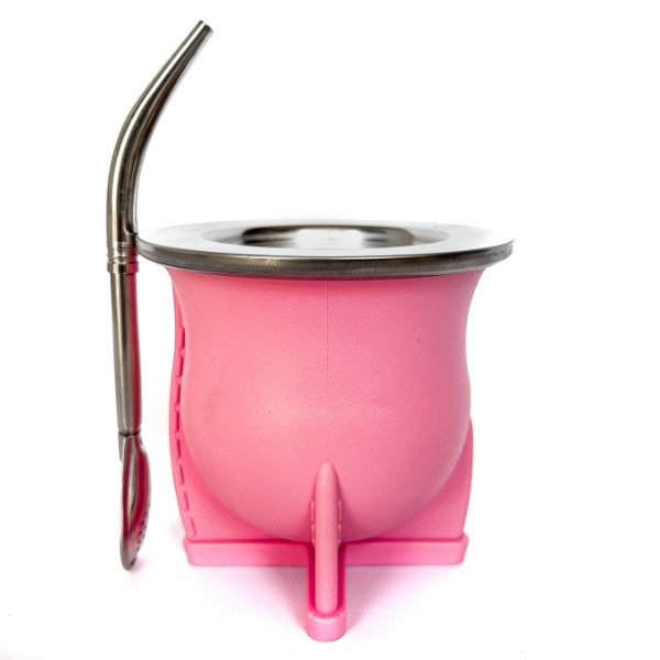 Producto - Camionero Vegano Rosa (PVC) + Bombilla