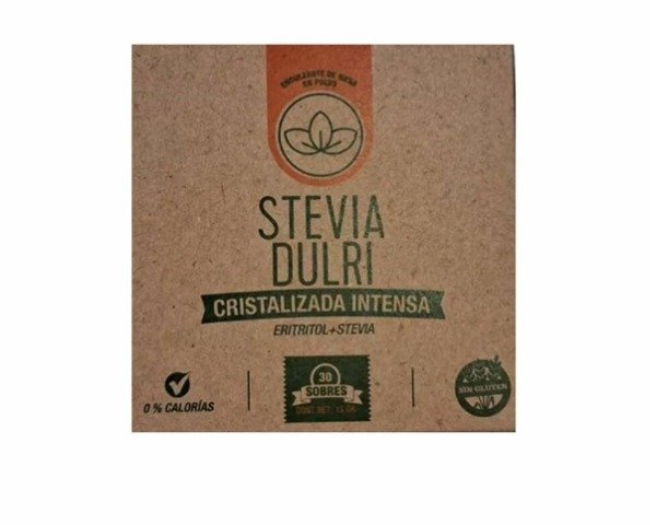 Producto - Stevia Dulri - eritritaol y stevia - 30 sobres