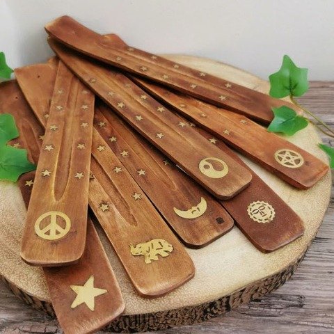 Producto - Porta Sahumerio de Madera (distintos diseños)