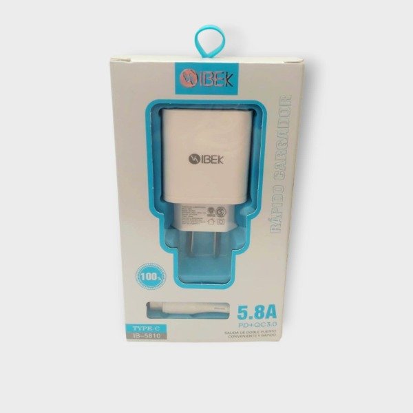 Producto - Cargador Ibek Tipo C 5.8A