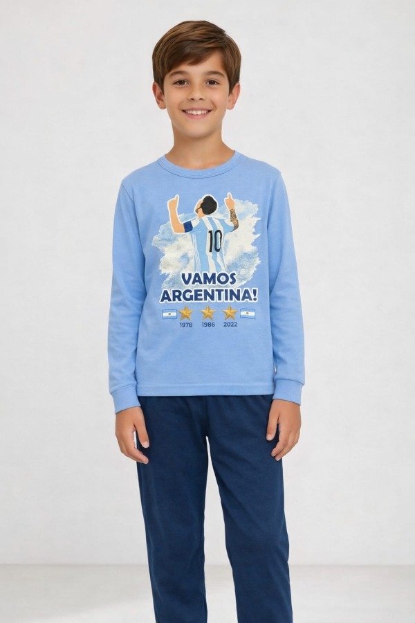 Producto - Pijama AR Celeste