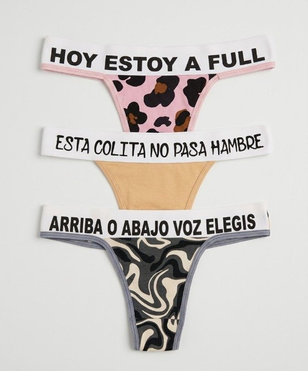 Producto - Colaless frases algodón y modal. Pack x6 - 1