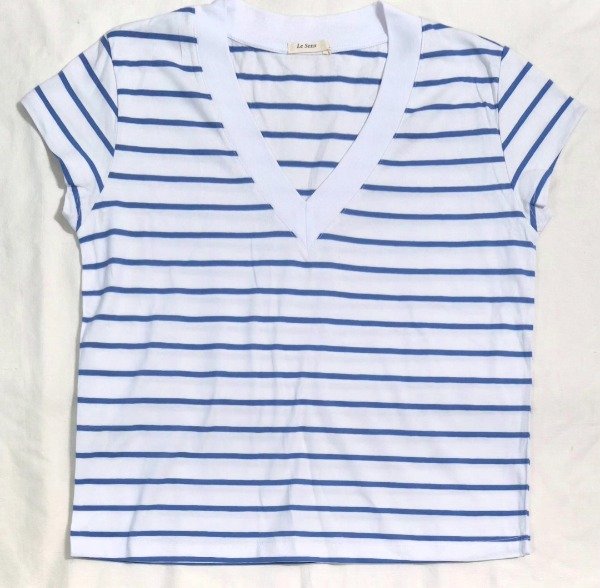 Producto - Remera rayada Azul (S/M)