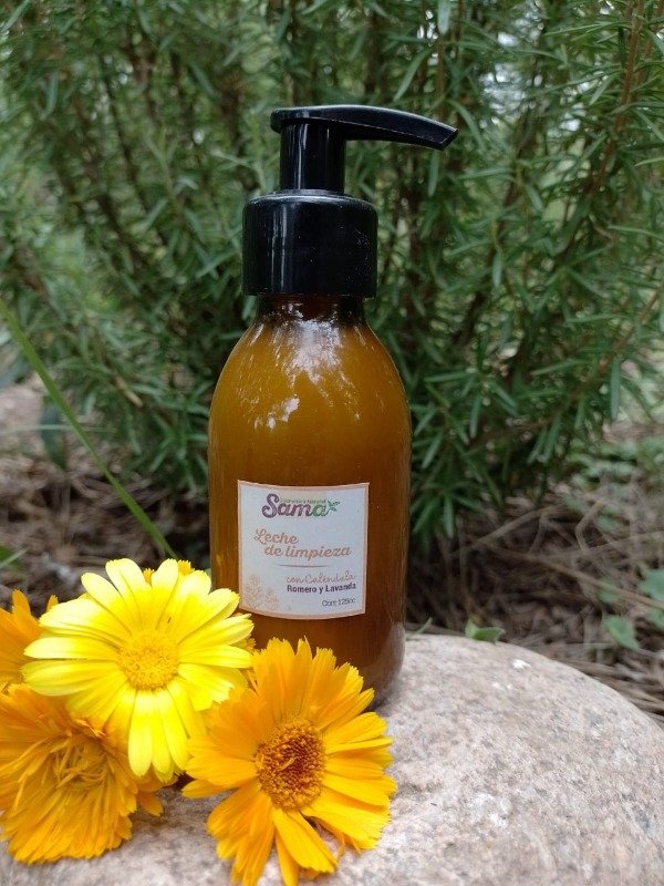 Producto - Leche de limpieza. Caléndula, Romero y lavanda