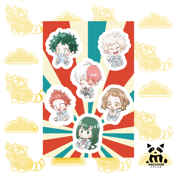 Producto - Plancha de Stickers My Hero Academia